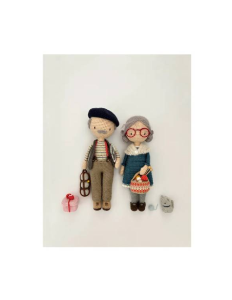 La famille de Lulu au crochet - 8 poupées à habiller