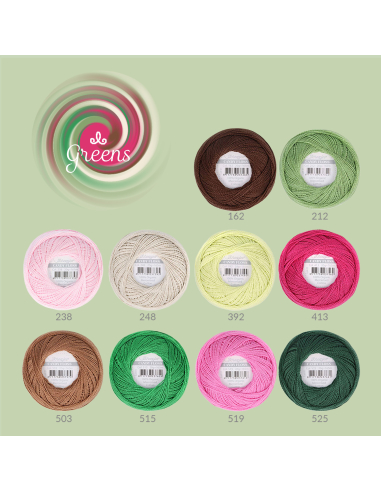 Colour pack Candy Floss "Greens"