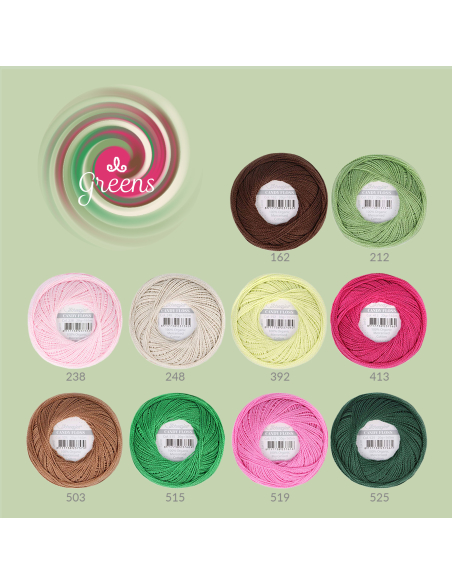 Colour pack Candy Floss "Greens"