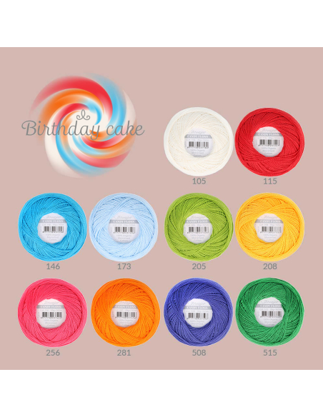 Colour pack Candy Floss "Birthday cake"