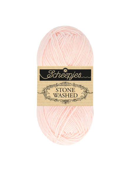 Pelote Stone washed de Scheepjes - rose stilbite 837