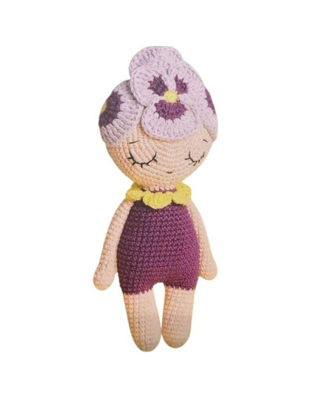Kit à crocheter Blooming beauties Pensée Ricorumi