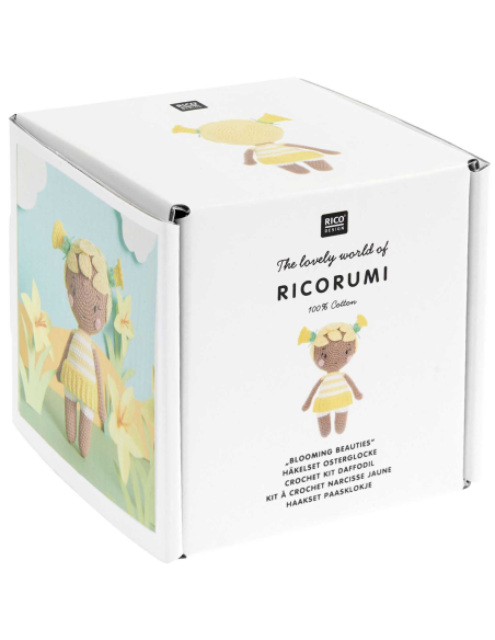 kit blooming beauties narcisse jaune rico design