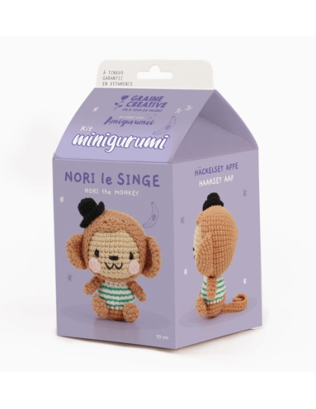 kit singe au crochet Graine créative