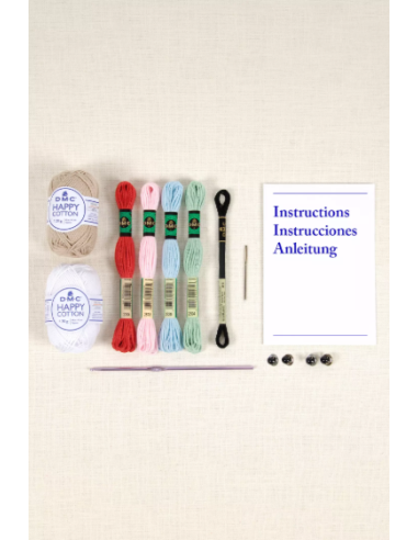 Kit crochet amigurumis cupcakes avec des...