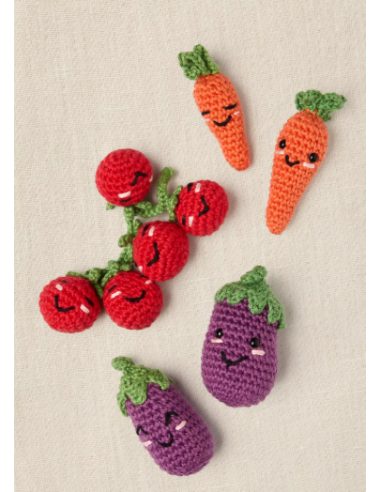 Kit crochet amigurumis nos copains les légumes DMC