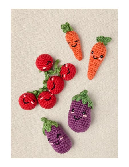 Kit crochet amigurumis nos copains les légumes DMC