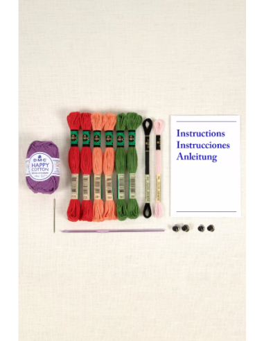 Kit crochet amigurumis nos copains les légumes DMC