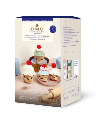 kit cupcake au crochet DMC