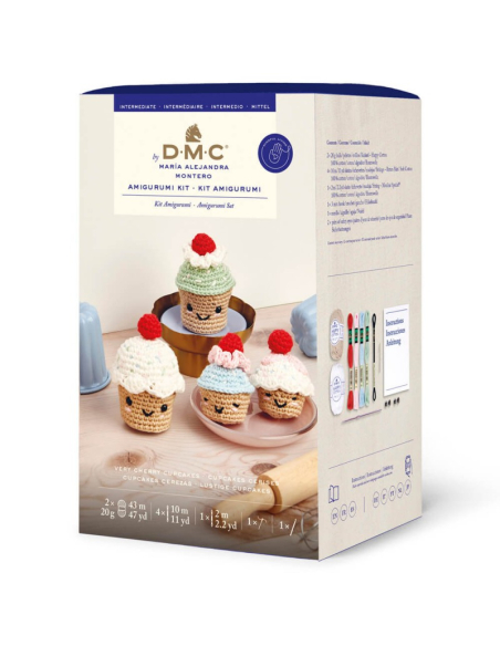 kit cupcake au crochet DMC