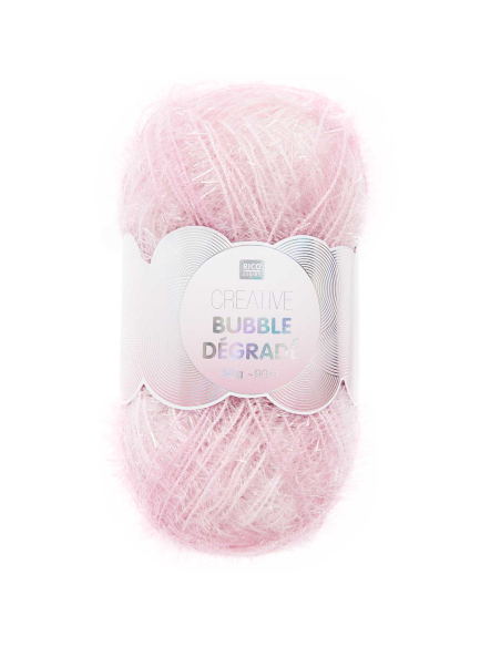 fil éponge dégradé rose creative bubble