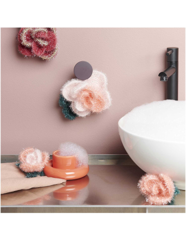 Creative bubble dégradé néon rose