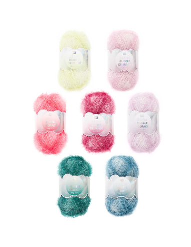 Creative bubble dégradé rouge