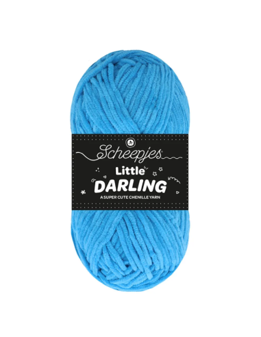 fil chenille scheepjes bleu ciel