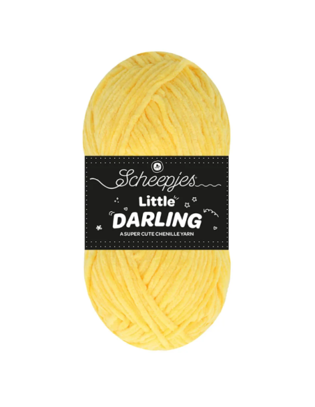 fil chenille scheepjes jaune