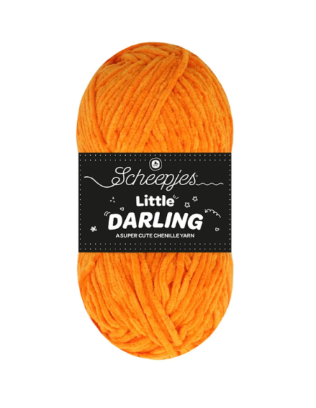 fil chenille scheepjes orange