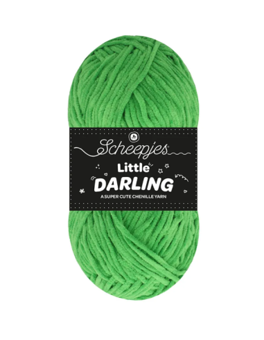 fil chenille scheepjes vert