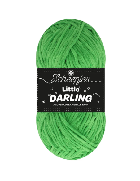 fil chenille scheepjes vert