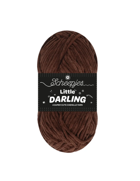 fil chenille scheepjes marron