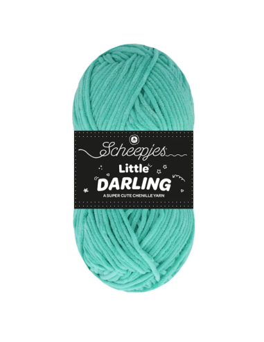 fil chenille scheepjes bleu turquoise