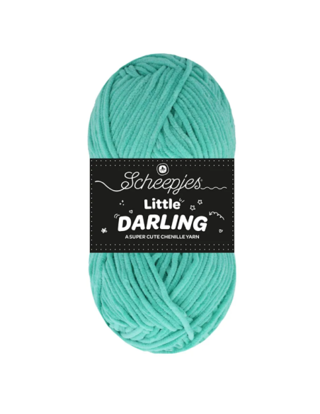 fil chenille scheepjes bleu turquoise