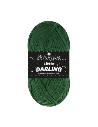 fil chenille scheepjes vert foncé