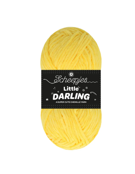 fil chenille scheepjes jaune citron