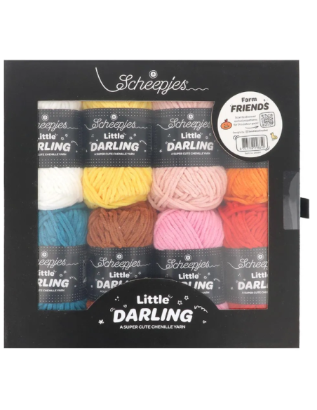 coffret 8 mini pelote scheepjes little darling