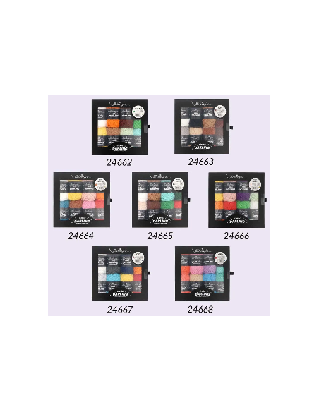 Coffret n°4 Fil chenille Scheepjes Little Darling "Merry Minis"