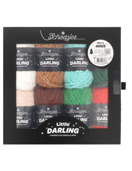 coffret 8 mini pelotes scheepjes fil chenille