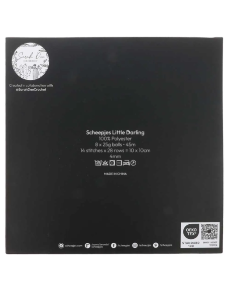 Coffret n°5 Fil chenille Scheepjes Little Darling "Veggie Patch"