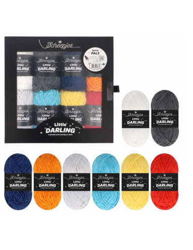 Coffret n°6 Fil chenille Scheepjes Little...
