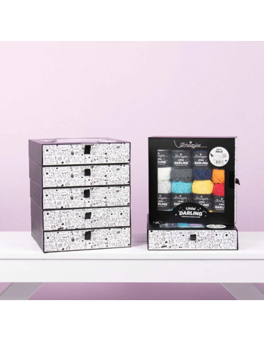 Coffret n°7 Fil chenille Scheepjes Little...