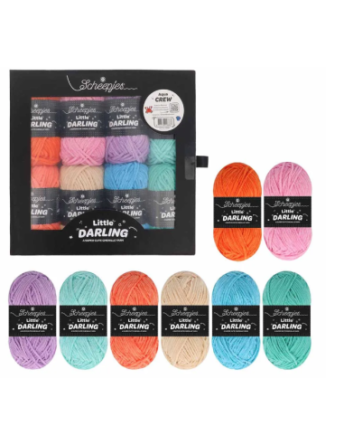 Coffret n°7 Fil chenille Scheepjes Little...