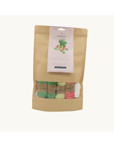 kit crochet amigurumi crocodile