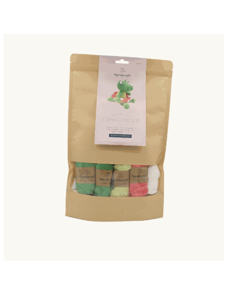 kit crochet amigurumi crocodile