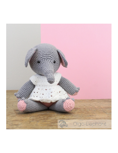 Kit crochet HardiCraft - Olga l'éléphant