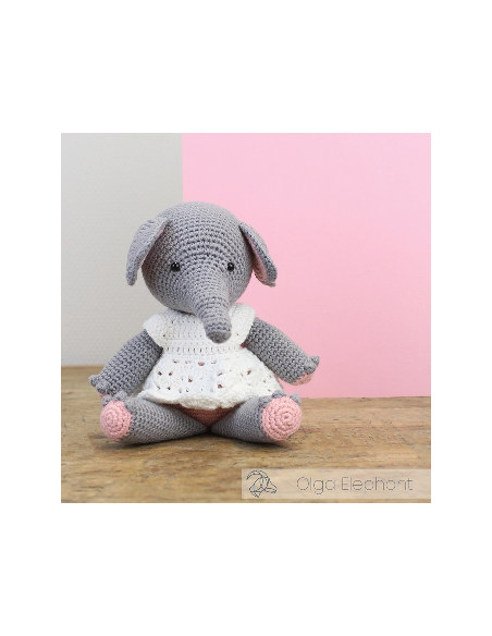 Kit crochet HardiCraft - Olga l'éléphant