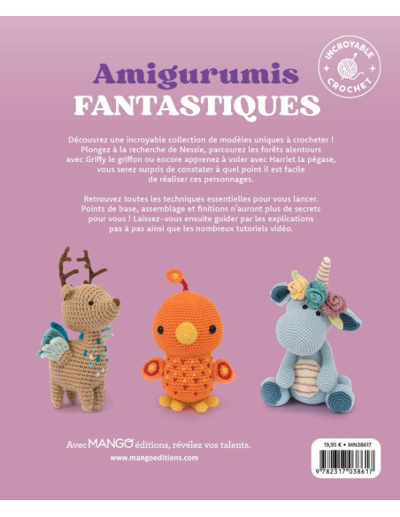 Amigurumis Fantastiques 14 créations à crocheter