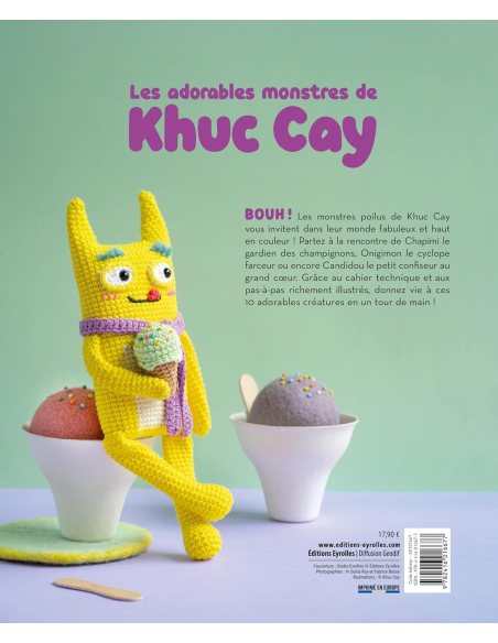Les adorables monstre de Khuc Cay 10 créatures à crocheter