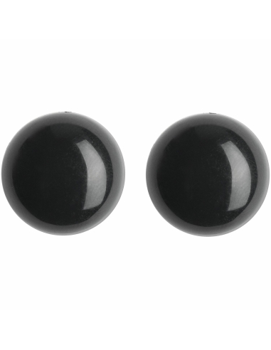 2 Yeux de sécurité noirs 8 mm haute qualité...