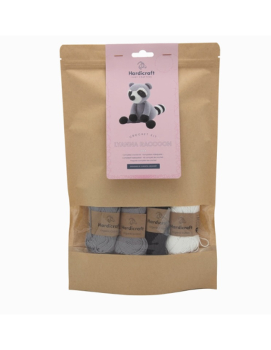 Kit crochet HardiCraft - Lyanna le raton laveur
