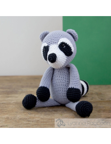 kit crochet raton laveur hardicraft