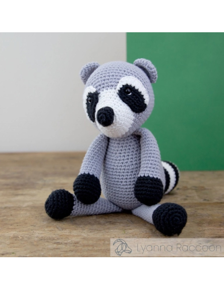 kit crochet raton laveur hardicraft