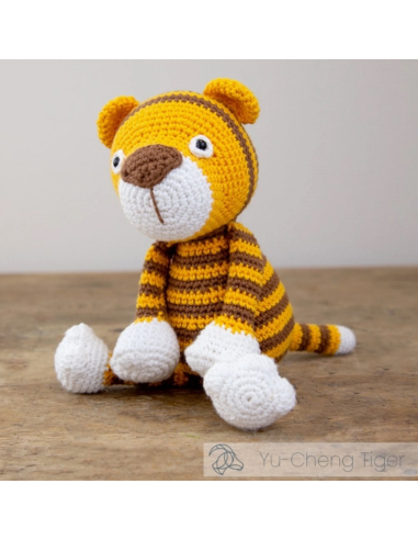 kit hardicraft tigre au crochet