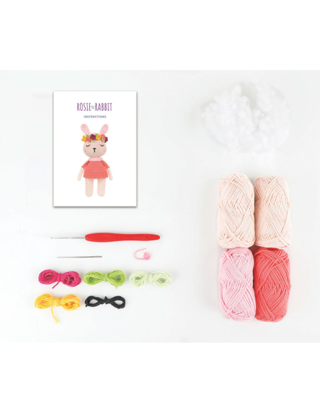 Grand Kit crochet Anchor - Rosie la lapine