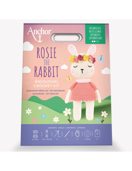 Kit amigurumi complet Anchor Rosie la lapine