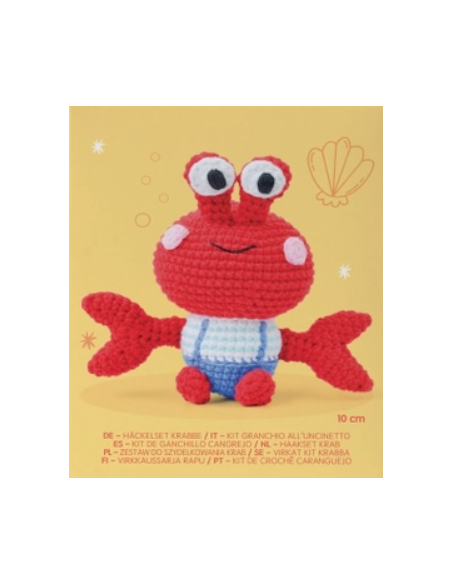 Kit amigurumi Chizu le crabe - Graine Créative