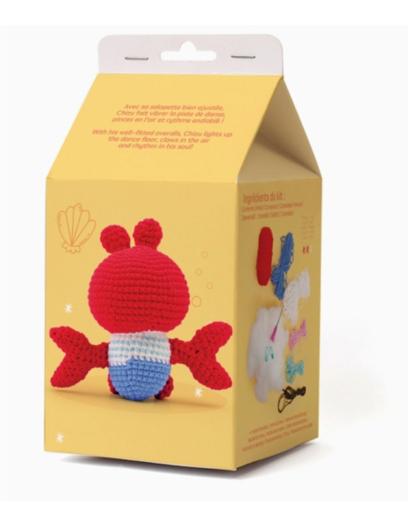 Kit amigurumi Chizu le crabe - Graine Créative