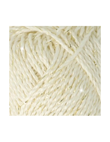 Scheepjes Catona Shine 50 g 105 G ivoire/or